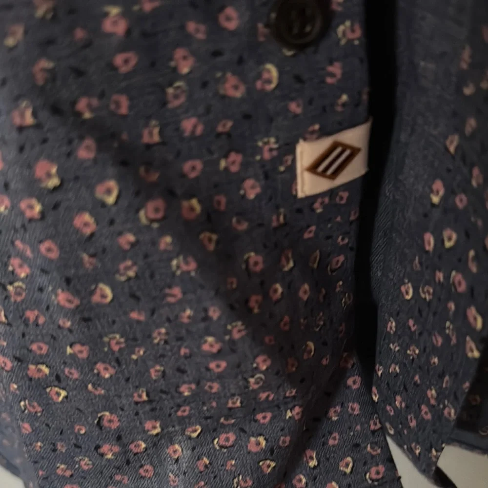 Joseph Abboud Blue Casual Button Down Shirt